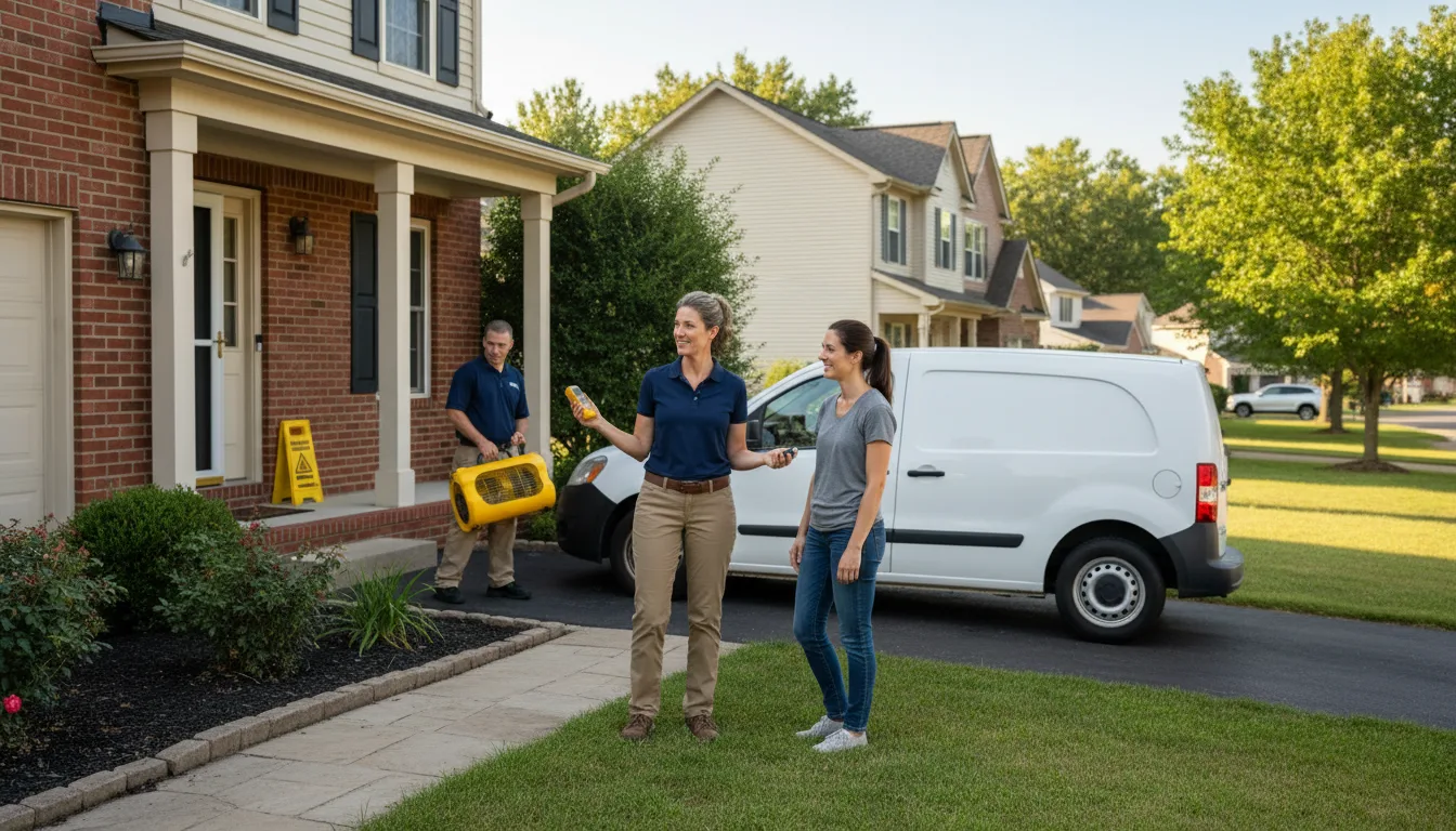 Water restoration image for Dehumidification And Cleanup Services in Palatine, IL